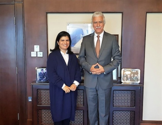 اجتماع بين أكاديمية فلسطين والجمعية العلمية الملكية