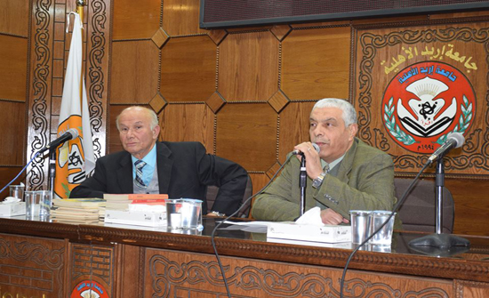 شتات يحاضر في جامعة إربد الأهلية حول إعداد الطلبة للمستقبل