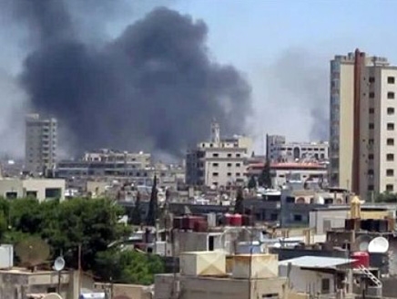 انفجارات تهز منطقة موالية للأسد فى دمشق