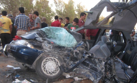 وفاة شخص وإصابة ثلاثة آخرين اثر حادث تصادم في الكرك وفاة شخص وإصابة ثلاثة آخرين اثر حادث تصادم في الكرك