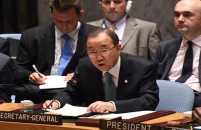 بان كي مون يرحب بفكرة تشكيل قوة اقليمية افريقية لمكافحة بوكو حرام