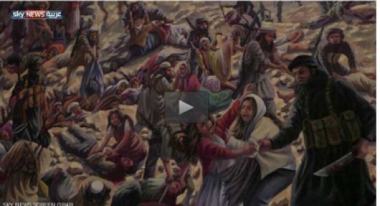 فنان إيزيدي يوثق جرائم داعش بالرسم فنان إيزيدي يوثق جرائم داعش بالرسم