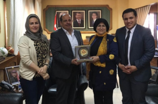 وزير الشباب يلتقي جمعية عطاء للمسؤولية الاجتماعية وزير الشباب يلتقي جمعية عطاء للمسؤولية الاجتماعية