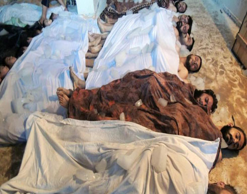 نشطاء: النظام السوري قصف حرستا بغازات سامة نشطاء: النظام السوري قصف حرستا بغازات سامة