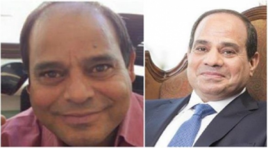 بالصور: هل هذا أكبر شبيه للرئيس المصري؟