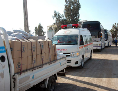 فرنسا ودول أخرى تعتزم طرح مشروع قرار في مجلس الأمن يدعو لفتح ممرات انسانية بسوريا