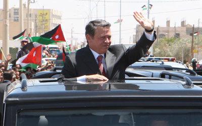  صور من زيارة الملك لمحافظة معان