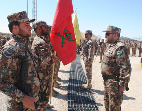 مراسم استلام وتسليم بين قوة الواجب الخاص 300 افغانستان5 و 6