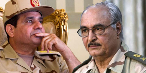 السيسي يحرض وزير الدفاع الفرنسي ضد ثوار ليبيا السيسي يحرض وزير الدفاع الفرنسي ضد ثوار ليبيا