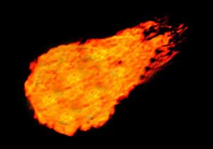 جسم متوهج غامض يسقط من السماء قرب تل ابيب 