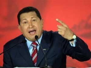 تشافيز ينفي وجود قوات ايرانية في فنزويلا  