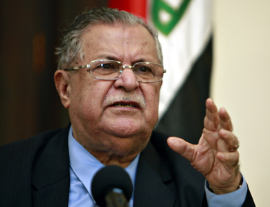 طالباني يعود للعراق بعد رحلة علاج في ألمانيا