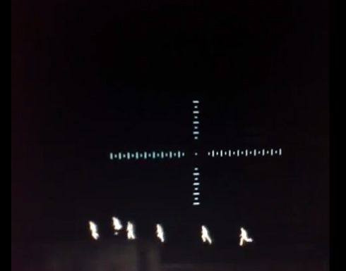 بالفيديو : تدمير رتل عسكري لقوات المالكي في الفلوجة وفرار الجنود منه