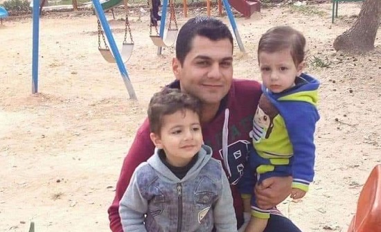 صورة : قبر واحد ضم الأربعة الذين توفوا في حادث إربد