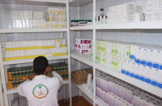 العيادات السعودية تصرف 3500 وصفة طبية في مخيم الزعتري