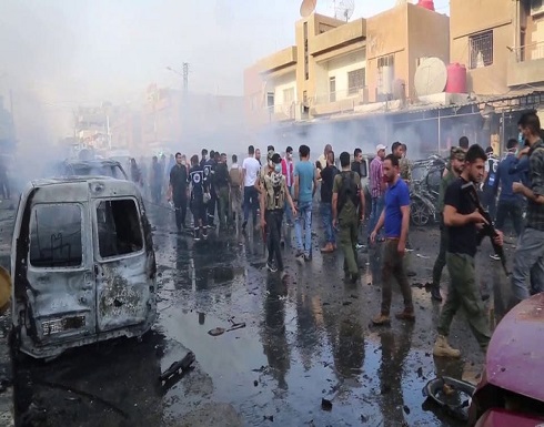 مقتل 4 في انفجار القامشلي.. وداعش يتبنى مقتل 4 في انفجار القامشلي.. وداعش يتبنى