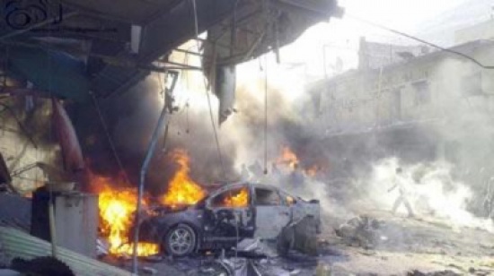 تفجير سيارة مفخخة في ريف حماة وسط سوريا تفجير سيارة مفخخة في ريف حماة وسط سوريا