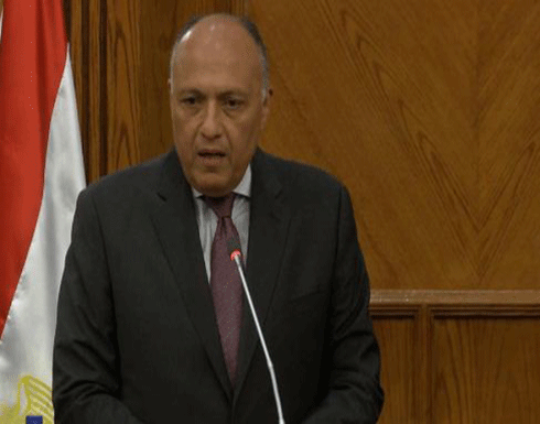 شكري: منفذو اعتداء المنيا الإرهابي تدربوا في ليبيا