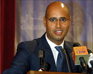 سيف الاسلام القذافي يقر بالحاجة الى مراجعة الأفكار والمعتقدات في ليبيا 