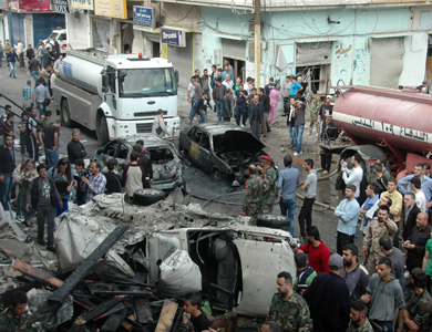 مقتل طفل وجرح أربعين شخصا بقذائف هاون على العاصمة السورية