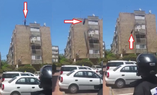 فيديو| إسرائيلي تشاجَرَ مع جاره .. فانتحر بإلقاء نفسه من فوق عمارة! فيديو| إسرائيلي تشاجَرَ مع جاره .. فانتحر بإلقاء نفسه من فوق عمارة!
