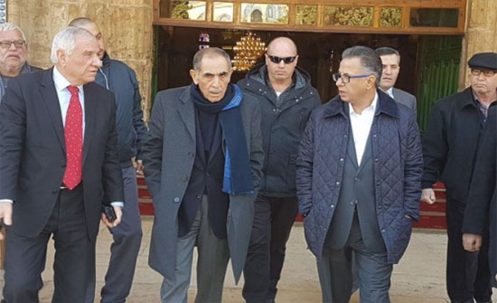وزير الداخلية غالب الزعبي يزور المسجد الاقصى وزير الداخلية غالب الزعبي يزور المسجد الاقصى