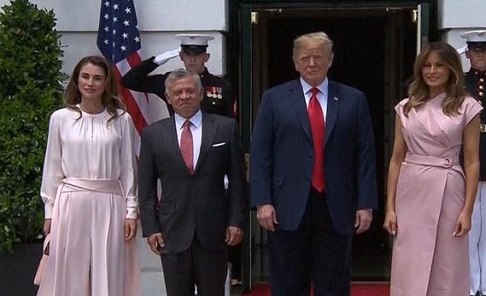 الملك والملكة في البيت الأبيض الملك والملكة في البيت الأبيض