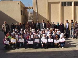 اختتام فعاليات معسكر شابات الكرك