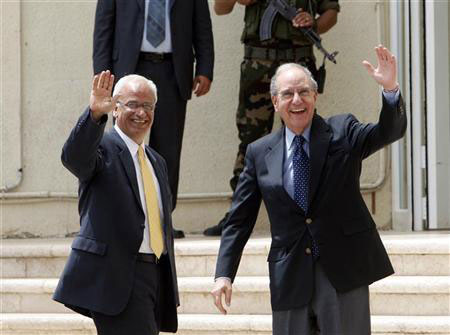 الفلسطينيون يعلنون بدء المحادثات غير المباشرة مع اسرائيل