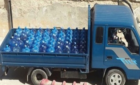 الزرقاء: ضبط مياه لا تحمل بطاقات بيان أو تاريخ إنتاج الزرقاء: ضبط مياه لا تحمل بطاقات بيان أو تاريخ إنتاج