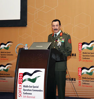 مندوبا عن جلالة الملك رئيس هيئة الأركان يفتتح مؤتمر سوفكس 