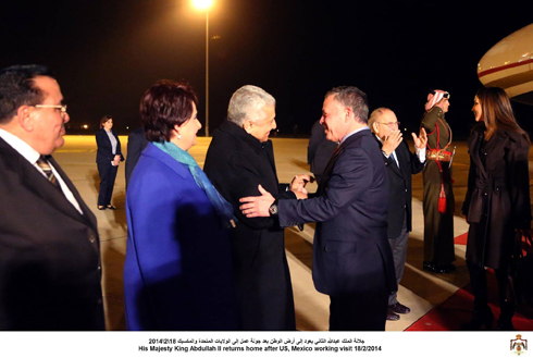 الملك يعود إلى أرض الوطن