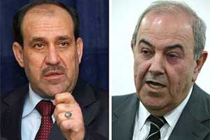 اجتماع مرتقب بالعراق اليوم بين اياد علاوي ونوري المالكي