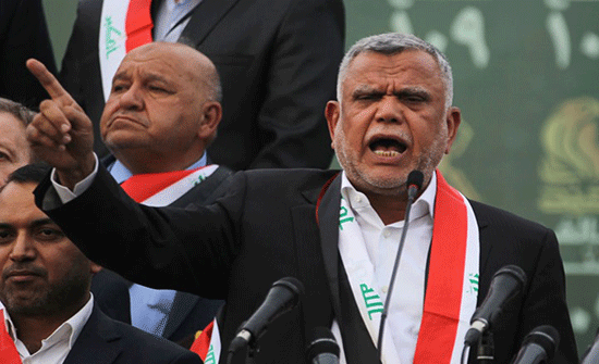 "العامري" ينفي تصدر العبادي بالانتخابات ويهدد في حال التلاعب