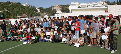 الامير مرعد بن رعد يرعى حفل تخريج معسكر جائزة الحسن للشباب البرونزي لمدرسة البكالوريا 