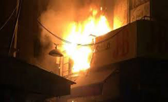 حريق محدود في احد المطاعم عبدون