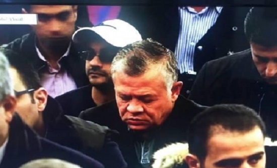 الملك يؤدي صلاة الجمعة في مسجد الملك المؤسس الملك يؤدي صلاة الجمعة في مسجد الملك المؤسس