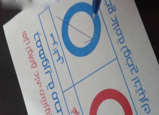 مؤشرات: موافقة المصريين على الدستور