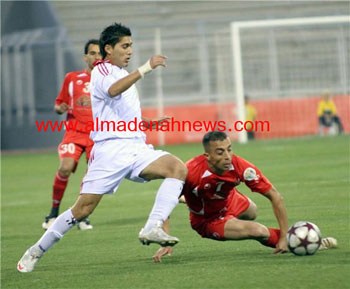 لقطات مصورة من مباراة العربي والجزيرة