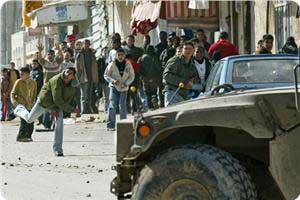 مواجهات بين طلبة المدارس وجنود الاحتلال في قلقيلية