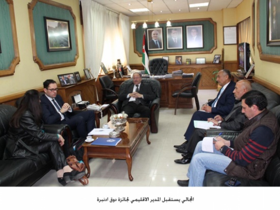 المجالي يستقبل المدير الاقليمي لجائزة دوق ادنبرة