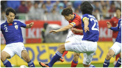 اليابان يخسر على أرضه أمام كوريا الجنوبية  