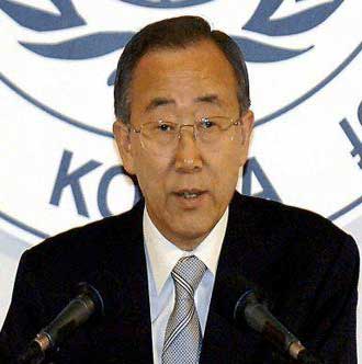 الامين العام للامم المتحدة يدعو الى مراجعة معاهدة حظر الانتشار النووي  