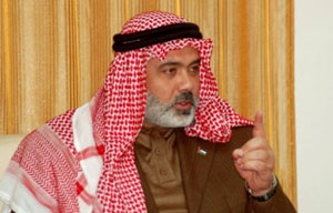هنية يزور المستشفى الميداني الاردني 