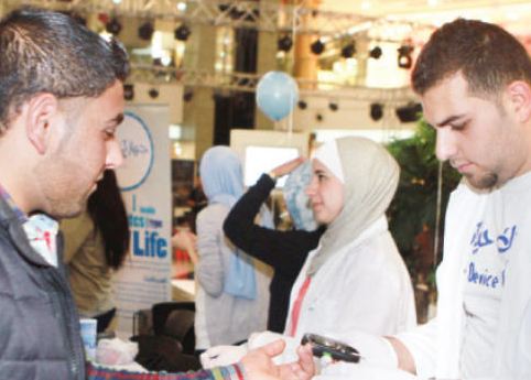 1200 مراجع يستفيدون من يوم طبي مجاني بمخيم اربد