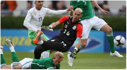 خسارة الجزائر أمام ايرلندا بثلاثية نظيفة  