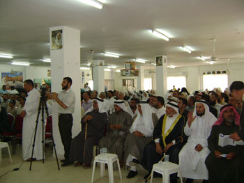 تكريم المشاركين باسطول الحرية في الكرك 