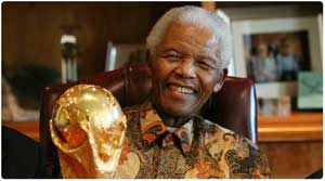  مانديلا سيحضر مباراتي الافتتاح والختام