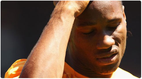 كسر في يد دروغبا يهدد مشاركته في المونديال  