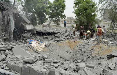 سبع غارات جوية شنّها التحالف على قاعدة الديلمي في صنعاء ‎